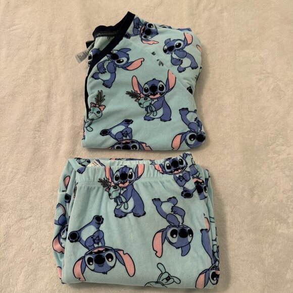 2 Piece Disney Lilo & Stitch Women’s Pajama Set XL 16-18 - Picture 15 of 15